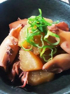 フライパンで☆小いかと大根の煮物-レシピのメイン写真