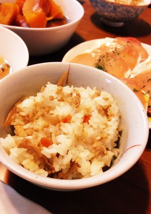 簡単！あまりご飯に！混ぜ込み鶏ごぼう御飯-レシピのメイン写真