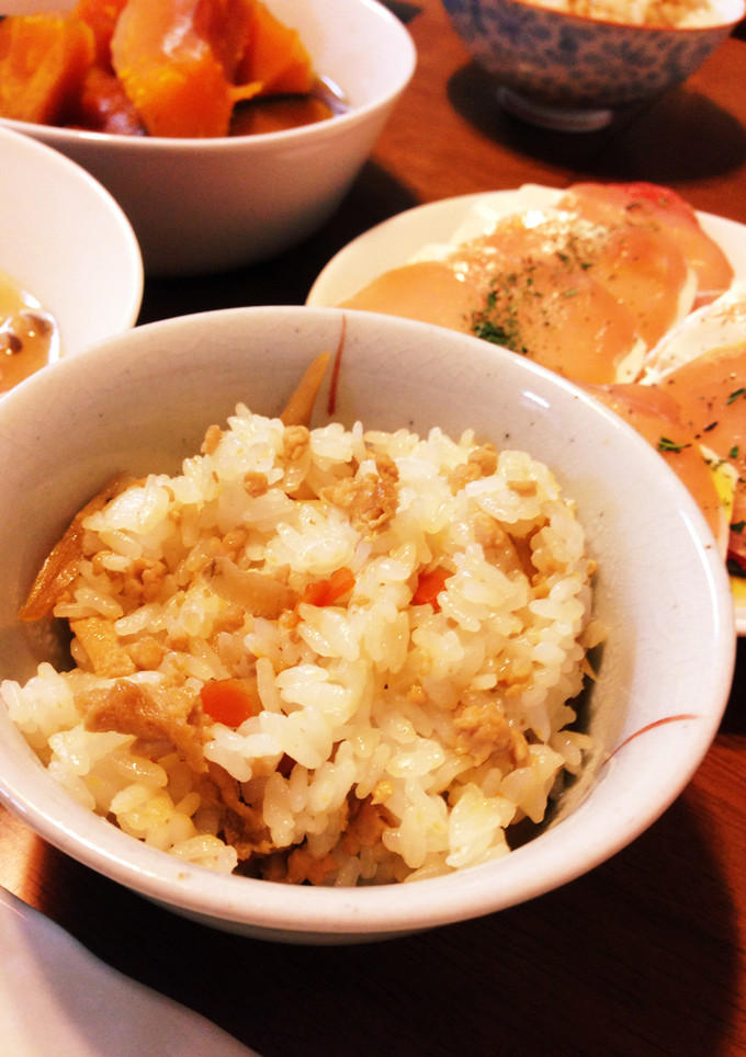 簡単！あまりご飯に！混ぜ込み鶏ごぼう御飯-レシピのメイン写真
