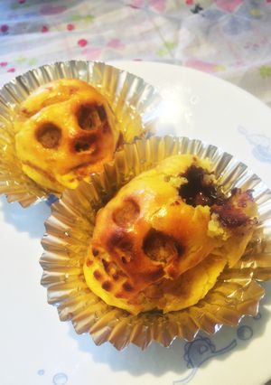 バレンタイン脳みそin骸骨スイートポテト-レシピのメイン写真