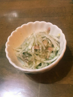大根の青のりサラダ-レシピのメイン写真