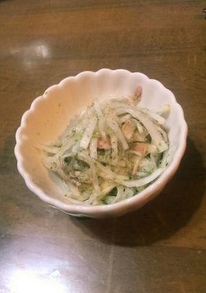 大根の青のりサラダ-レシピのメイン写真