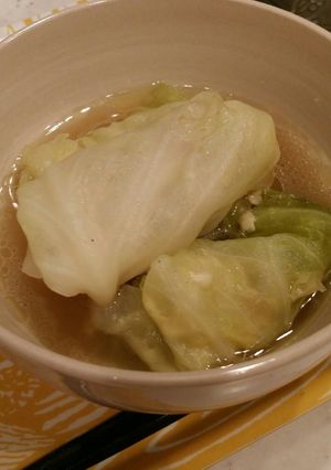 簡単なのに旨っ！！豚バラキャベツ巻き煮♪-レシピのメイン写真