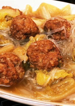 台湾家庭料理 煮込み肉団子鍋▲獅子頭鍋▲-レシピのメイン写真