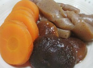 人参、しいたけ、こんにゃくの煮物-レシピのメイン写真