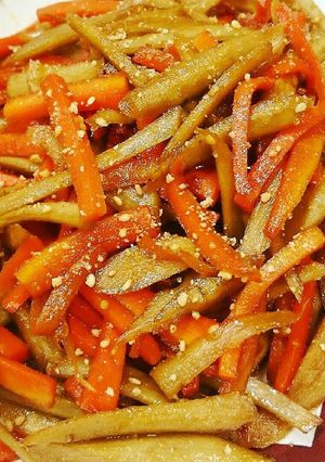 みんな大好き♪昔ながらのきんぴらごぼう-レシピのメイン写真
