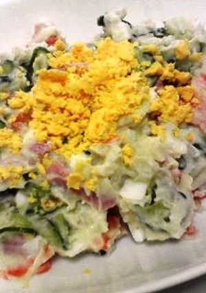 ゆで卵入りポテトサラダ-レシピのメイン写真