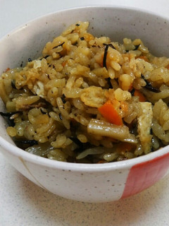 鍋スープ&大根人参の皮のリメイク炊込み飯-レシピのメイン写真