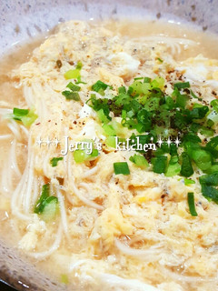 あったか~い♡じゃこ&かきたまにゅうめん-レシピのメイン写真