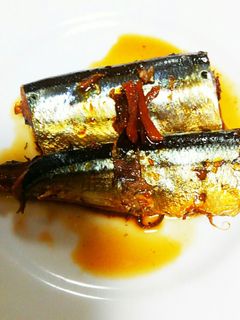 サンマの梅、生姜煮-レシピのメイン写真