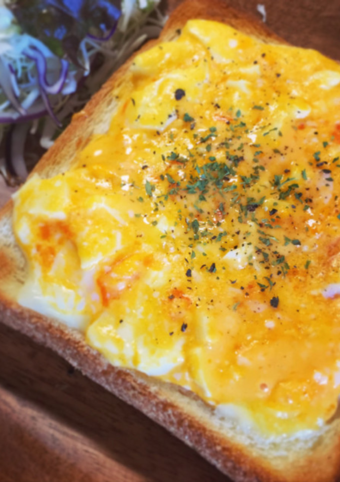タマゴマヨのトースト-レシピのメイン写真