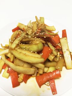 捨てないで!大根と人参の皮きんぴら-レシピのメイン写真
