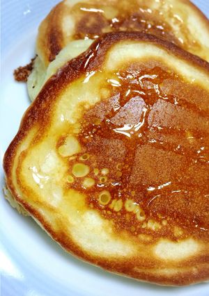 ヨーグルトホットケーキ-レシピのメイン写真