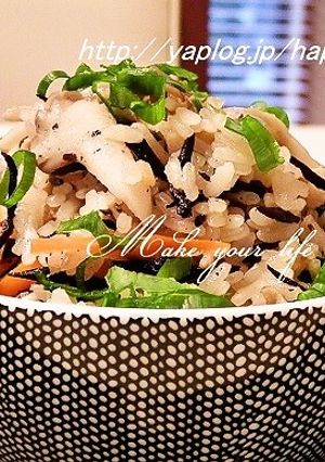 舞茸香る☆ひじきの炊き込みご飯-レシピのメイン写真