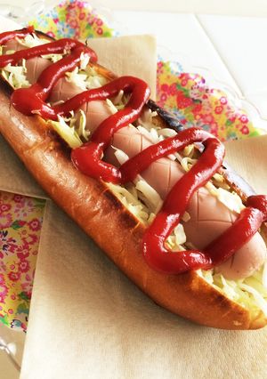 朝食やランチに☆ギョニソーホットドッグ☆-レシピのメイン写真