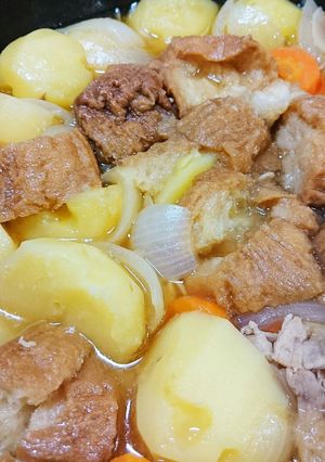 仙台麩入り豚肉じゃが-レシピのメイン写真