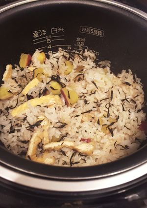 サツマイモとひじきのご飯-レシピのメイン写真
