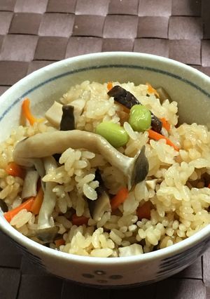 超簡単！3色炊き込みご飯-レシピのメイン写真
