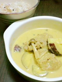 大豆のお肉とサツマイモのイエローカレー-レシピのメイン写真