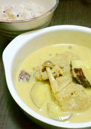 大豆のお肉とサツマイモのイエローカレー-レシピのメイン写真