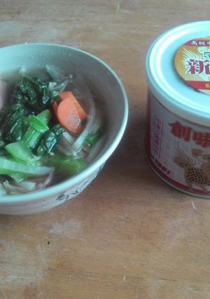冷蔵庫のお片付け 中華風スープ-レシピのメイン写真