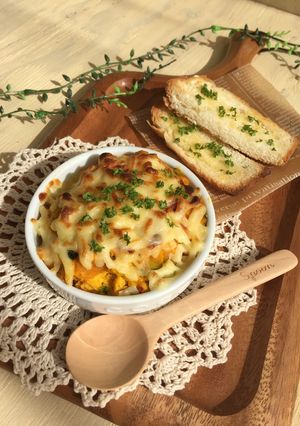 南瓜の煮物リメイク‼︎トロトロ〜グラタン-レシピのメイン写真