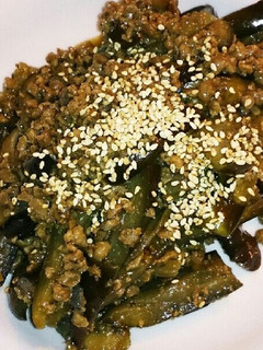 大豆ミンチ茄子炒め-レシピのメイン写真