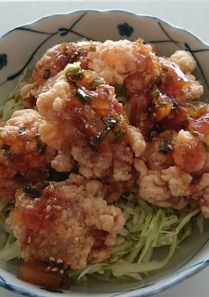 鶏から揚げ香味レモンソース-レシピのメイン写真