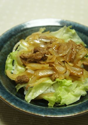 大豆のお肉で豚丼-レシピのメイン写真