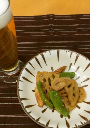 美人レシピ・加賀れんこんの炒り煮-レシピのメイン写真