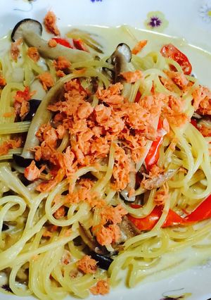 冷蔵庫の残りで「みそクリームパスタ」-レシピのメイン写真