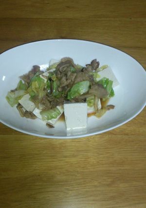 お豆腐の甘辛野菜のせ-レシピのメイン写真