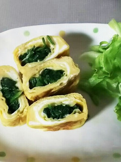 ほうれん草のおひたし卵焼き-レシピのメイン写真