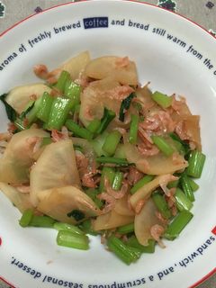 かぶと干しエビの炒め煮-レシピのメイン写真