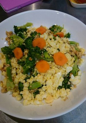 大豆お肉を使って親子でクッキング-レシピのメイン写真