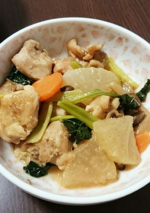 簡単☆鶏もも肉と大根のうま煮☆副菜に！-レシピのメイン写真