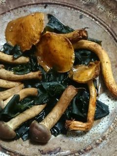 クリタケとヌメリスギタケの焼きキノコ-レシピのメイン写真