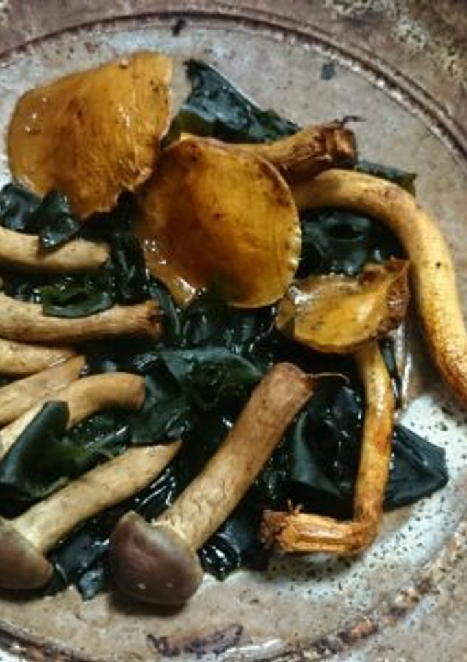 クリタケとヌメリスギタケの焼きキノコ-レシピのメイン写真