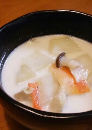 食べるスープ☆白菜のミルク煮-レシピのメイン写真