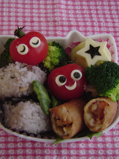 かわいいプチトマト弁当-レシピのメイン写真