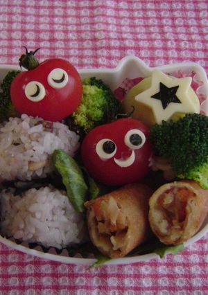 かわいいプチトマト弁当-レシピのメイン写真