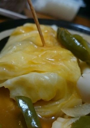 鶏のむね肉でロールキャベツ(^○^)-レシピのメイン写真