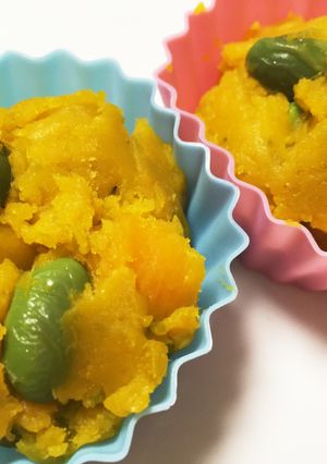 お弁当に♡カボチャと枝豆のサラダ-レシピのメイン写真