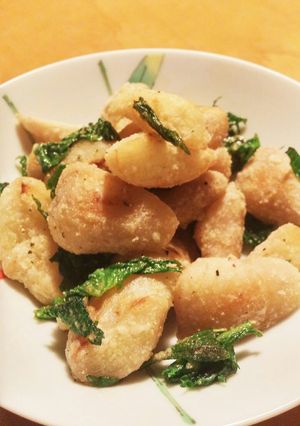 つまみ！菱の実の炒め焼き-レシピのメイン写真