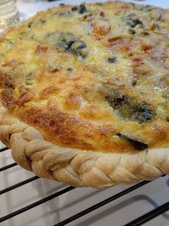 厚切りベーコンときのこの濃厚キッシュ♪-レシピのメイン写真