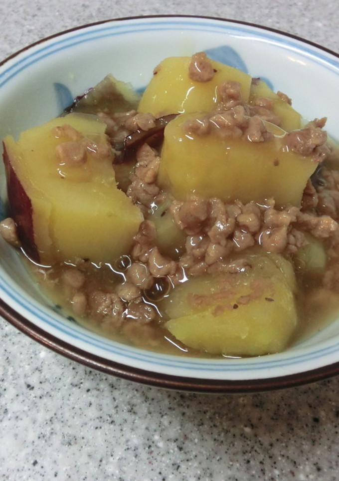 大豆のお肉でさつまいものそぼろあん-レシピのメイン写真