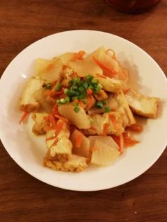 ♡厚揚げと根菜のバター炒め♡-レシピのメイン写真