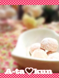 簡単ほろっ♡PINKスノーボール-レシピのメイン写真