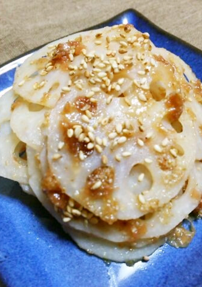 蓮根の梅胡麻和え-レシピのメイン写真