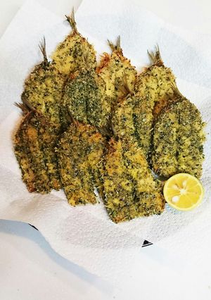 ノンフライ❗イワシの青海苔パン粉焼き-レシピのメイン写真